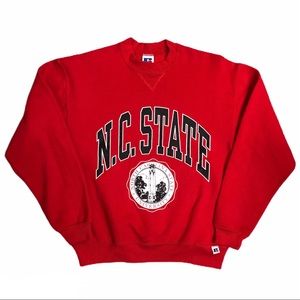 Vintage 90s NC State University crewneck sweater
